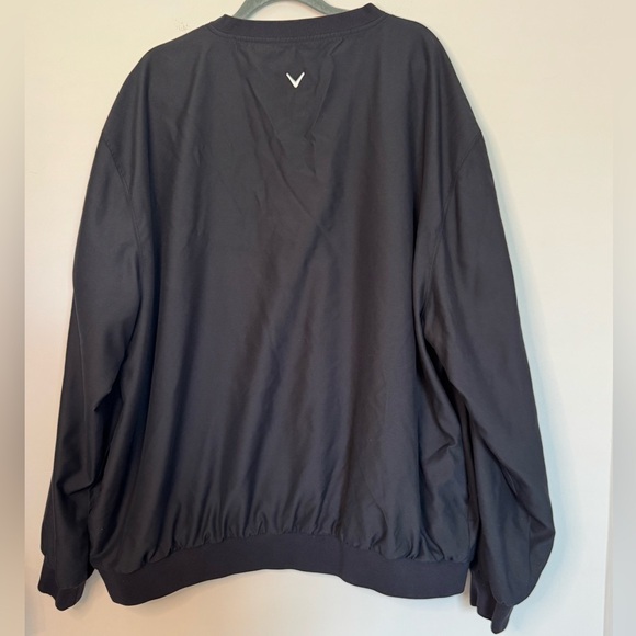 Callaway Men's Black V-neck Golf Pullover Windbreaker size XL - Picture 4 of 8